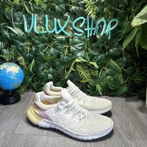 Nike Free RN 5.0 Next Nature Women's Size 9 Running Shoes White Artic Pink